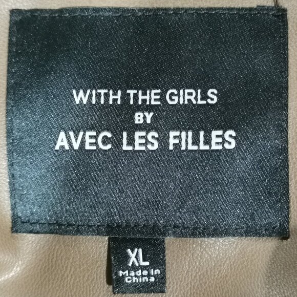 Oversized Faux Leather Puffer Size XL NWOT #146 - Picture 4 of 7